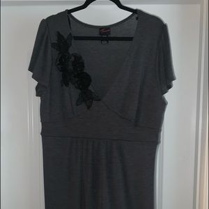 Great Flower embroidered dress